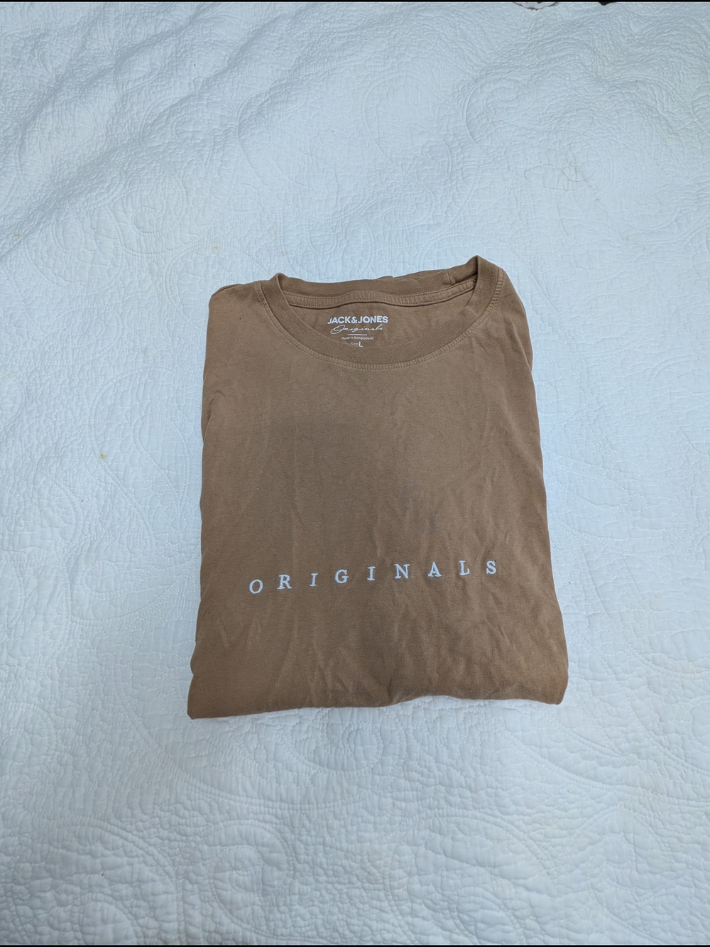 Jack & Jones Brown 'ORIGINALS' Short Sleeve Tee